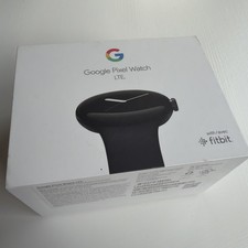 Google Pixel Watch 41mm Matte Black Stainless Steel Case Obsidian Active Band