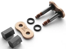 EK 525 SRX2 Series Quadra X-Ring Chain SLJ Screw-Type Master Link Gold