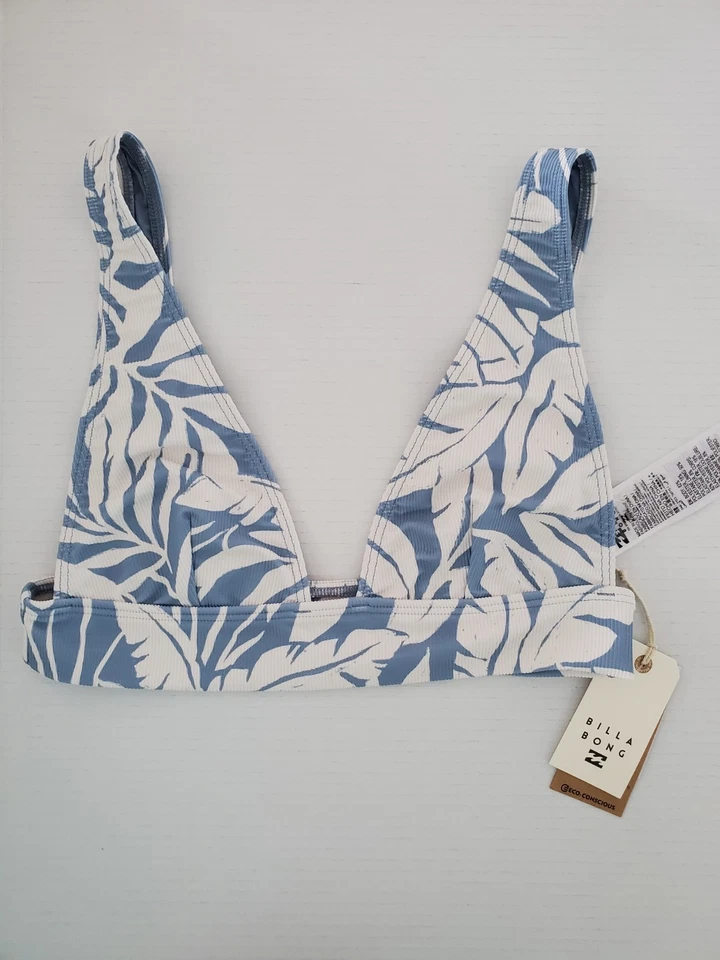 NUEVO NUEVO CON ETIQUETAS Billabong The Coast is Calling Bikini Top XL Azul Foto 4 de 4