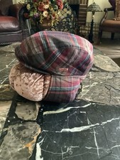 Vintage Kangol Born British Bugatti Tweed Hey Cooper Ear flap Hat Size Small