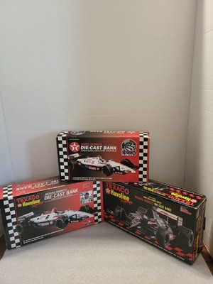 Lot 3  Racing Champions CollectorSeries 1:24 Diecast Bank Mario/Michael Andretti