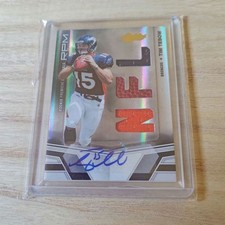 NFL Tim Tebow autographed card