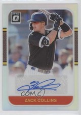 2021 Donruss Optic Retro 1987 Signatures Holo Prizm Zack Collins Auto 0hk3