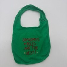 BABY Bib One Size Green