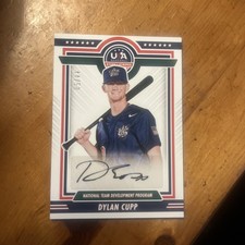 2022 USA Stars And Stripes Dylan Cupp Auto /50 #NTDP-DC