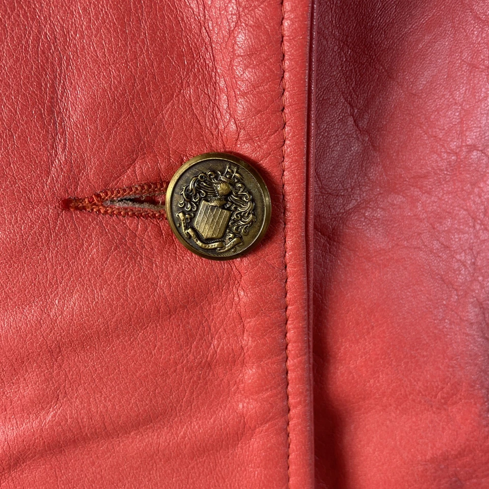 Chaleco para mujer Gean Edwards Milwaukee de cuero rosa Foto 4 de 4