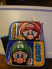 Nintendo Super Mario Lunch Tote - Mario and Luigi    NWT