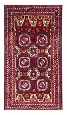 Vintage Traditional Hand-Knotted Area Rug 3'3'' x 6'0'' Oriental Wool Carpet