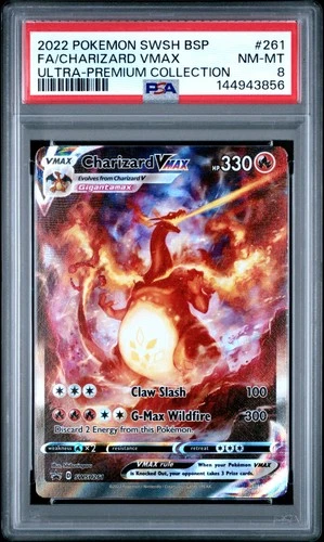 Charizard Vmax SWSH261 Holo promo Pokemon PSA 8 *856