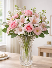 Lenox Crystal 11" ISLAND BREEZE Collection Glass Vase - Discontinued!