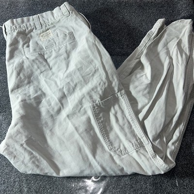 Columbia Pants Men 40x32 Gray Chino Hiking Fishing Casual Outdoors Cargo Work