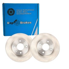 2x RAP BRAKES BREMSSCHEIBEN 251mm VOLL HINTEN passend für ALFA ROMEO MITO | R-D0