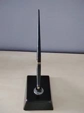 Wahl Eversharp 14K Gold Deco Fountain Pen In Scripto Stand Going Out Of Business