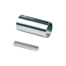 New 1" to 1-1/8" 9/8" Inch 2.3" Long Crankshaft Sleeve Adapter 1/4" Keyway Slo