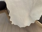 White Matelasse Twin or Full Cotton Spread Split Corners 78"x86" — photo 10