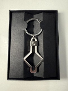Tudor Watch Snowflake Emblem Keychain (New with Box)