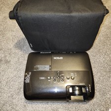 Epson H284A Powerlite Projector  Case: No Remote Or Cords Unable To Test