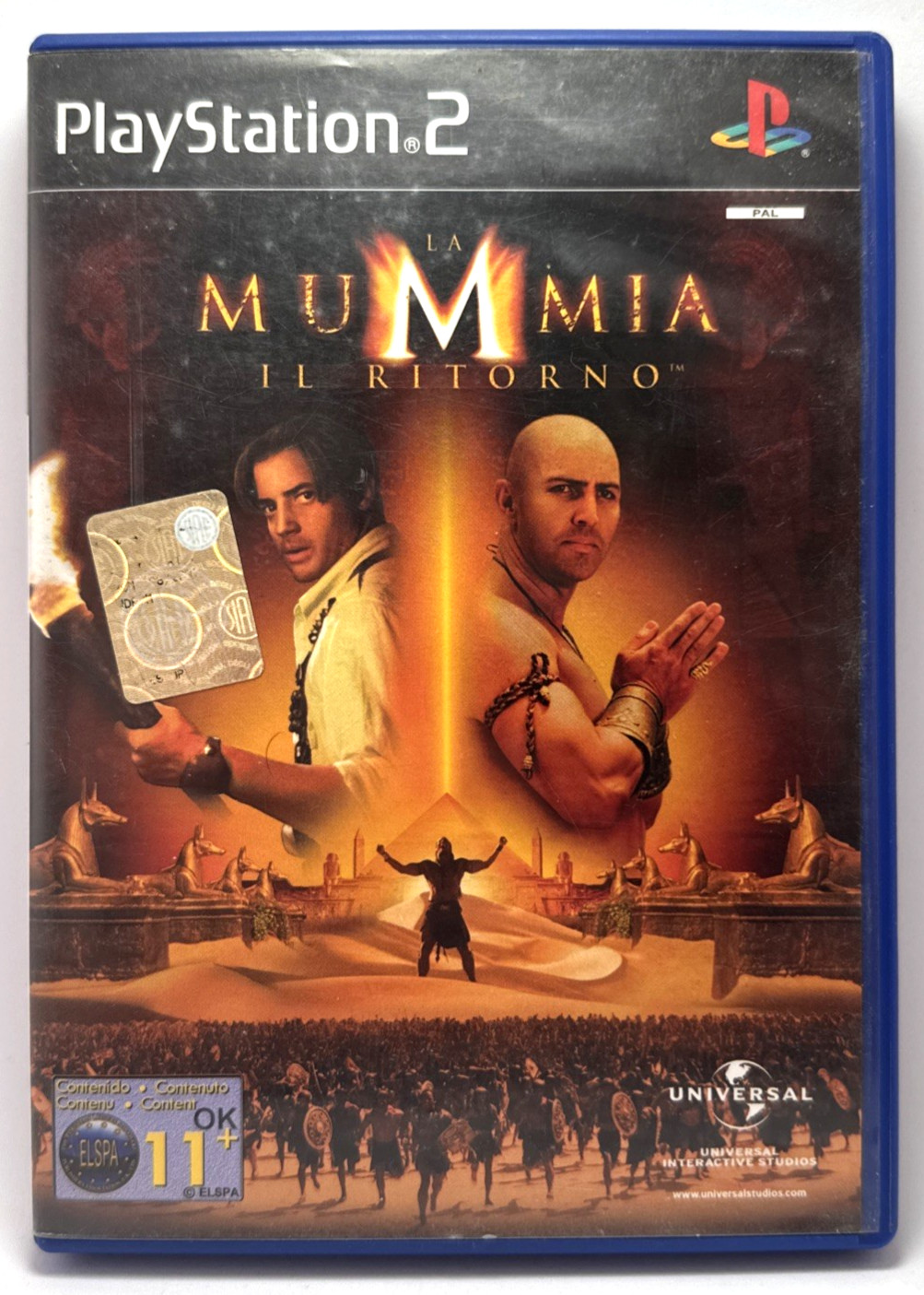 La Momie Le Retour PS2 Jeu Italien Complet PAL PlayStation 2 Aventure