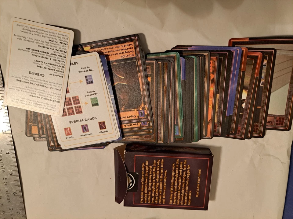 Highlander The Card Game Swordmaster Game System Starter Deck - Image 2 of 2