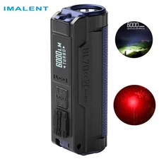 IMALENT BL70 Pocket LED Flashlight 6000Lumen USB-C Rechargeable Digital Display