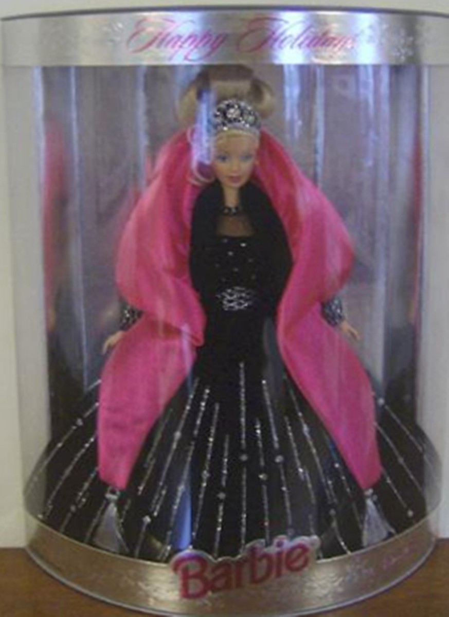 1998 HOLIDAY BARBIE DOLL 1st Holiday dressed in Black Gown NRFB | eBay 1998 HOLIDAY BARBIE DOLL 1st Holiday dressed in Black Gown NRFB | eBay