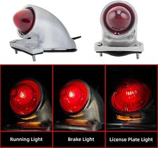 Vintage Sparto Motorcycle Tail Light Brake Stop Rear Lamp Universal For Harley