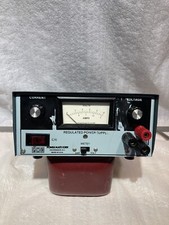 VINTAGE ADJUSTABLE REGULATED POWER SUPPLY 10- VOLT MADE IN THE USA