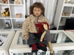 Brigitte Paetsch Vinyl Künstlerpuppe Puppe 58 cm