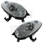 Headlights Fits Nissan Micra K12 Hatchback 2002-2007 Chrome Inner Headlamps Pair
