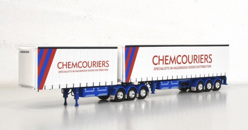 1:50 Scale Freighter T-Liner B-Double Trailers – Chemcouriers