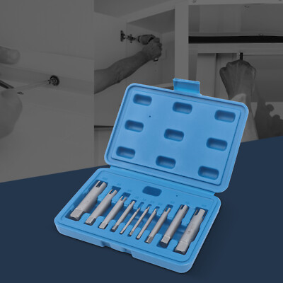 Tap Extractor 4 Flute Broken Head Screw Remover Set Di Estrattori Per Rubinetteria In Acciaio 3 Tipi (10 Pcs - Foto 4