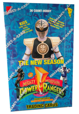 1994 Collect-A-Card Mighty Morphin Power Rangers Hobby Trading Card Box (SEALED)