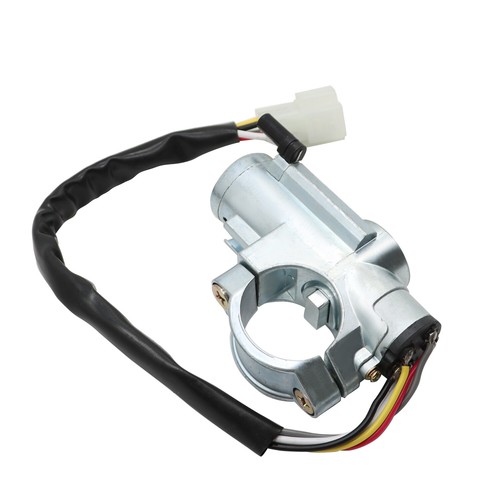 For 1986-1996 Nissan D21 Pathfinder MT 2 KEY Ignition Switch Door Lock Cylinder - Picture 4 of 12