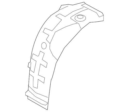 Forro de guardabarros para Hyundai (P/N 86824-F2000)