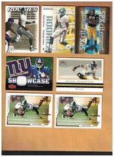Plaxico Burress 2000 UPPER DECK MVP ROOKIE BUYBACK & JERSEY CARD & OTHERS