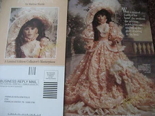 Franklin Heirloom Maryse Nicole PEACH BLOSSOM DOLL Ad Advertisement ONLY