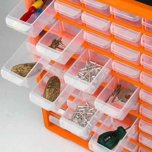 Storage Organizer Cabinet Plastic Parts Hardware Container Toy Bin 60-Drawers - Picture 8 of 13