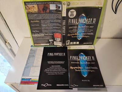 Jeu Final Fantasy XI Édition Française 2007 - Xbox 360 PAL - Complet Avec Notices