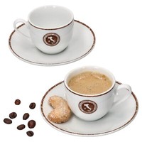 Ritzenhoff&Breker 4Tlg Set Authentic Italian Espressotasse + Untertasse 80Ml