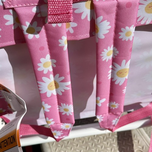 C&C California Beach Chair Kids 6+ Daisy Adjustable Pink Shoulder Straps Pocket - Picture 6 of 10