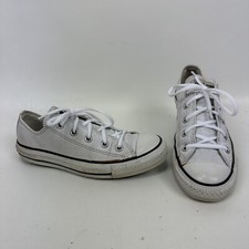 Converse Chuck Taylor All Star Classic Leather Shoes Low White Size 4 Men 6 Wmn
