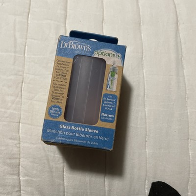 Dr Brown s Natural Flow Glass Bottle Sleeve Silicone Options + 4oz/120ml Narrow
