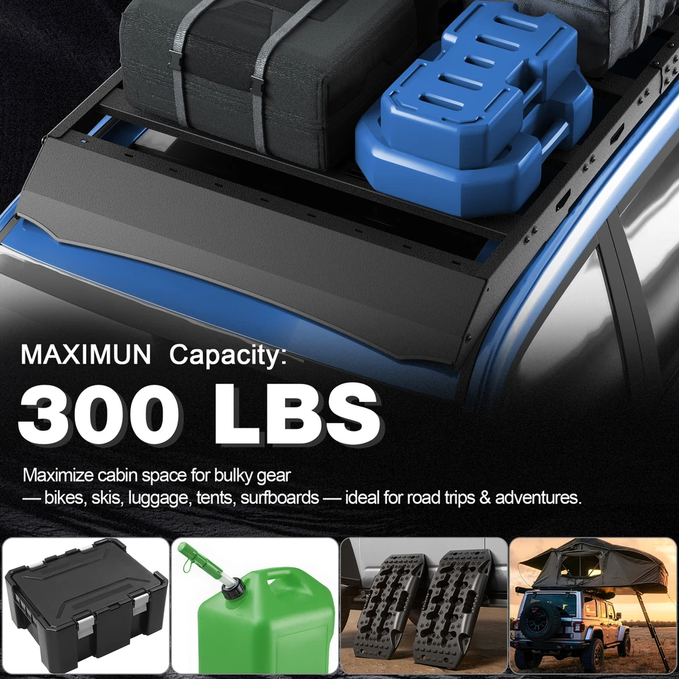 Top Rack For Lexus GX470 2003-2009 Roof Rack Cargo Basket Luggage Storage Holder Foto 2 de 4