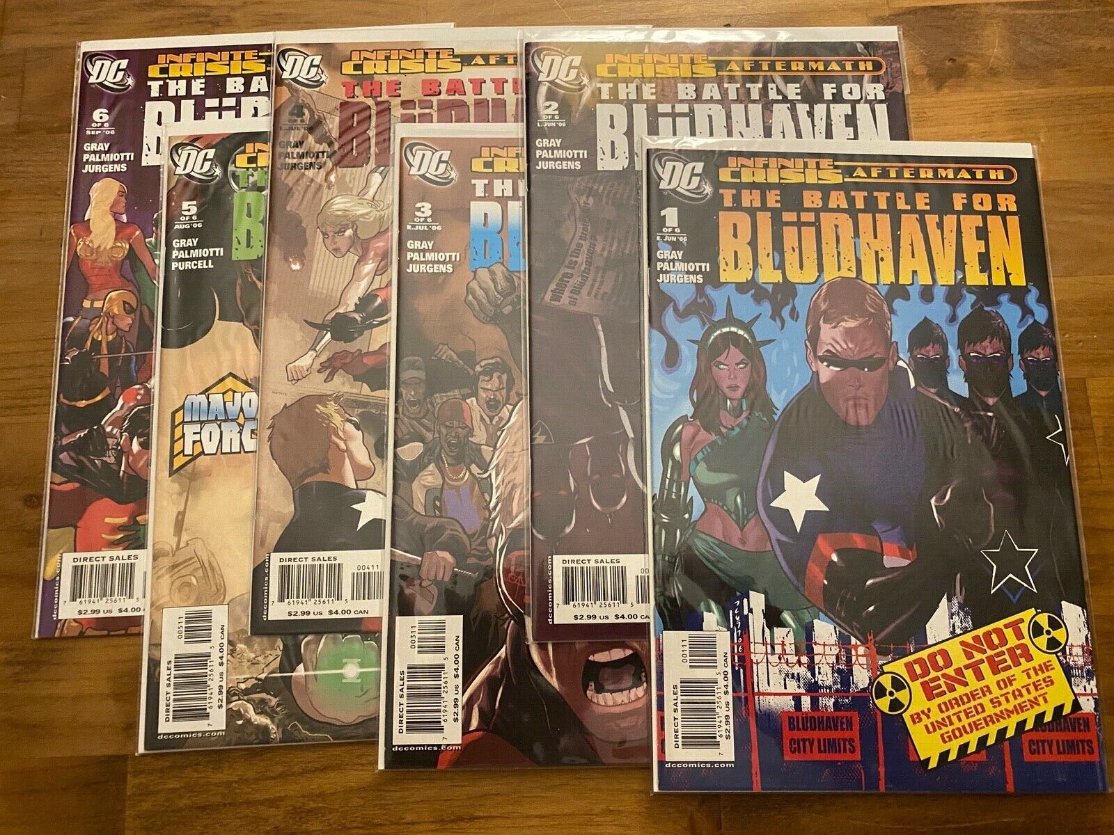 Crisis Aftermath: The Battle for Bludhaven #1 through #6 - Full Set - DC - 2006