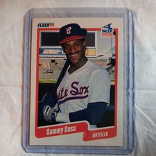 1990 Fleer - #548 Sammy Sosa (RC)