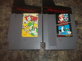 Mario Bros / Duck Hunt & Yoshi -- NES Nintendo Original Authentic Games 1985
