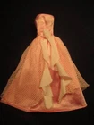 Vintage Barbie Clothes ~❤️~ Pink Gown Purple Tag #655
