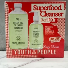 Youth to the People Kale + Green Tea Superfood Cleanser Refill Set 16oz + 8oz