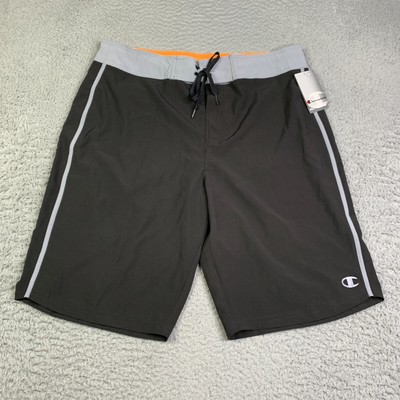 Champions Performance Swim Trunks Mens XL Black Board Shorts Mens Mens