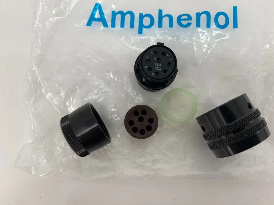 Amphenol PT06E-12-8S 8-Position Circular Connector Plug Female Sockets - Image 4 of 4